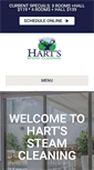 Mobile Screenshot of hartssteamcleaning.com